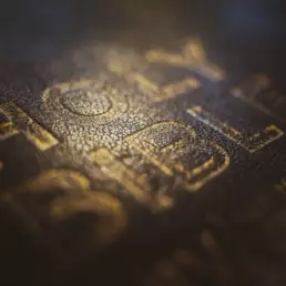 Close-up of a Holy Bible with gold lettering, symbolising faith and Sunday worship at Derryvolgie Church in Lisburn.